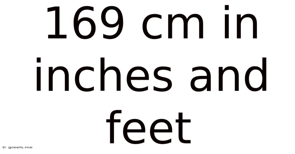 169 Cm In Inches And Feet