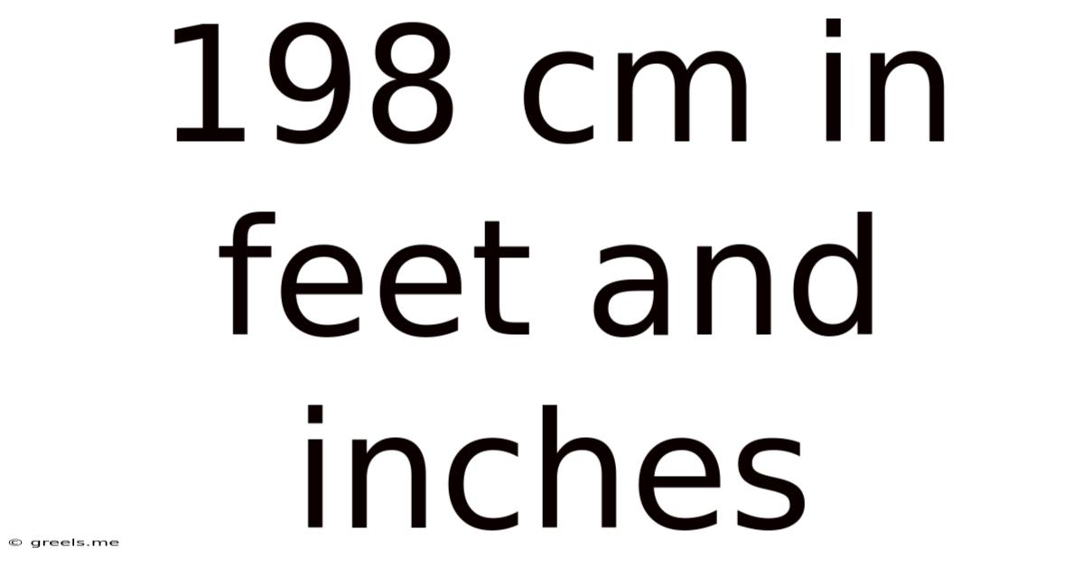 198 Cm In Feet And Inches