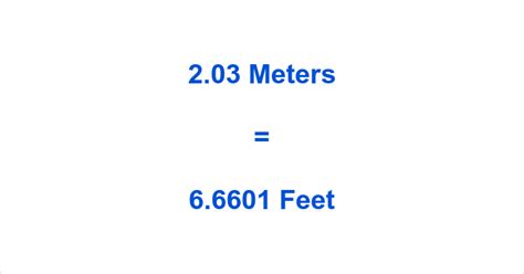 2.03 M In Feet And Inches