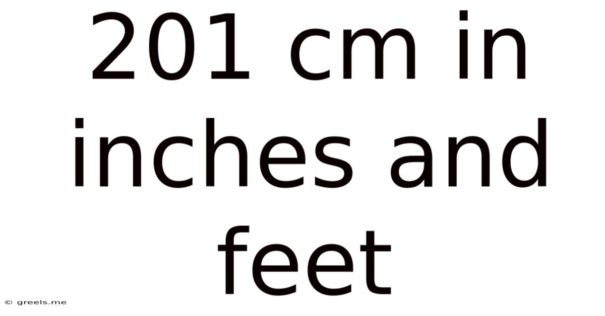201 Cm In Inches And Feet