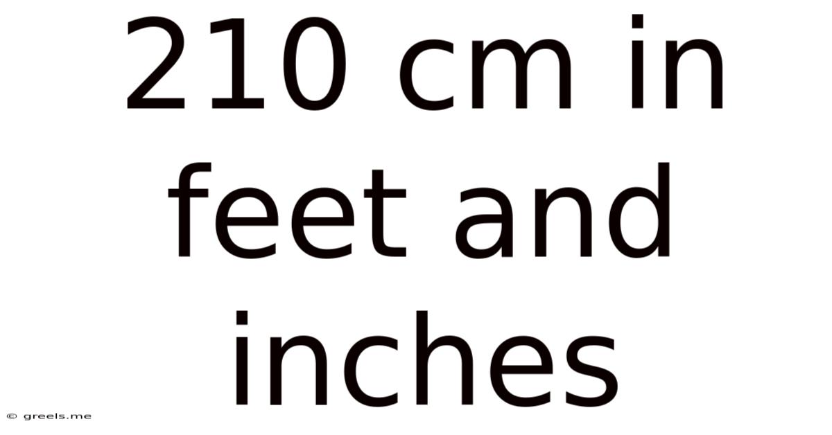 210 Cm In Feet And Inches