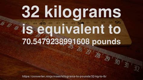 32 Pounds Is How Many Kilograms