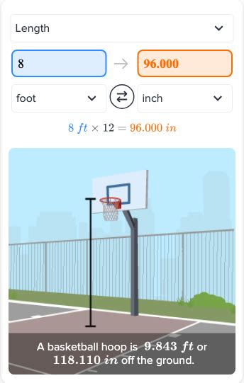 8 Ft Is How Many Inches