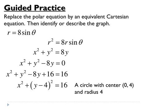 Cartesian Equation To Polar Equation Calculator