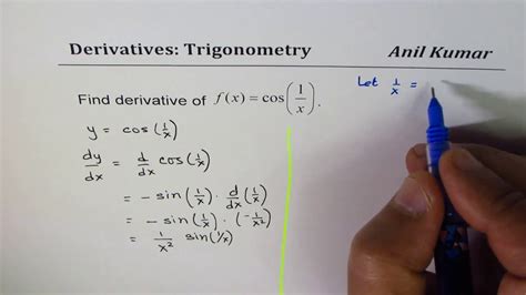 Derivative Of 1 - Cos X