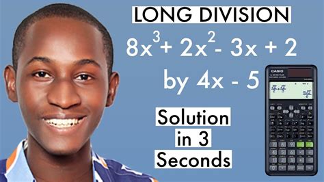 Divide Polynomials Using Long Division Calculator