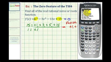 Find All Real Zeros Of The Function Calculator