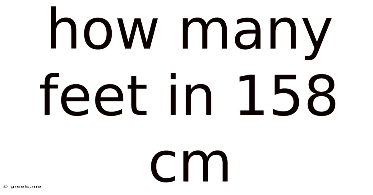 How Many Feet In 158 Cm