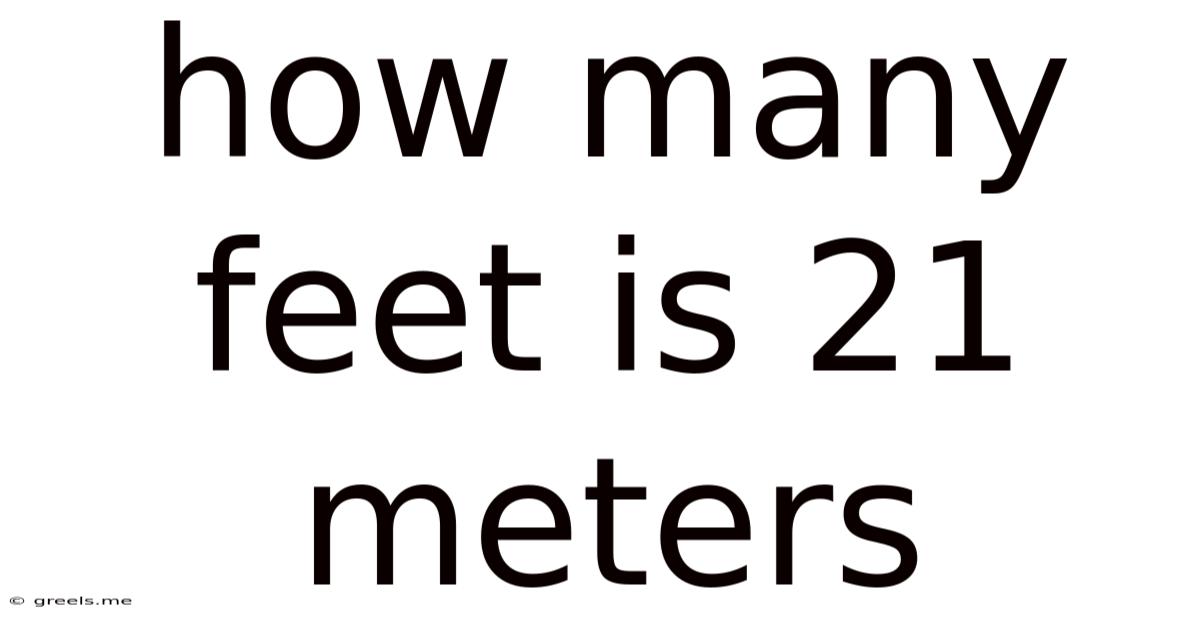 How Many Feet Is 21 Meters