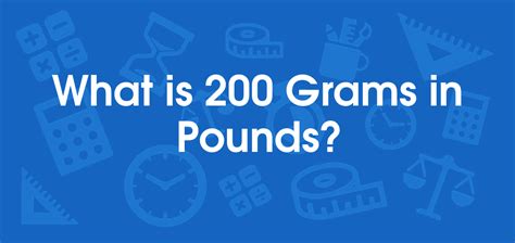 How Many Grams In 200 Pounds