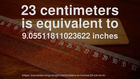 How Many Inches Is 23 Cm