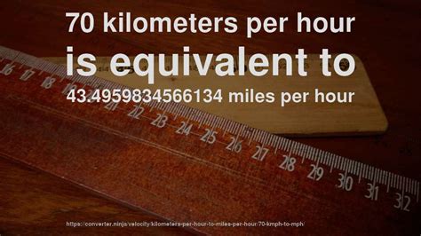 How Many Miles Is 70 Km