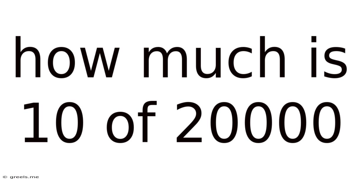 How Much Is 10 Of 20000