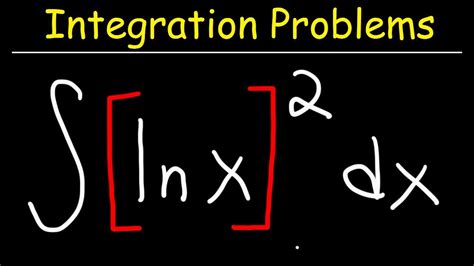 Integral Of Ln X 2 X 2