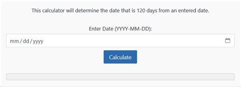 What Is 120 Days From Today
