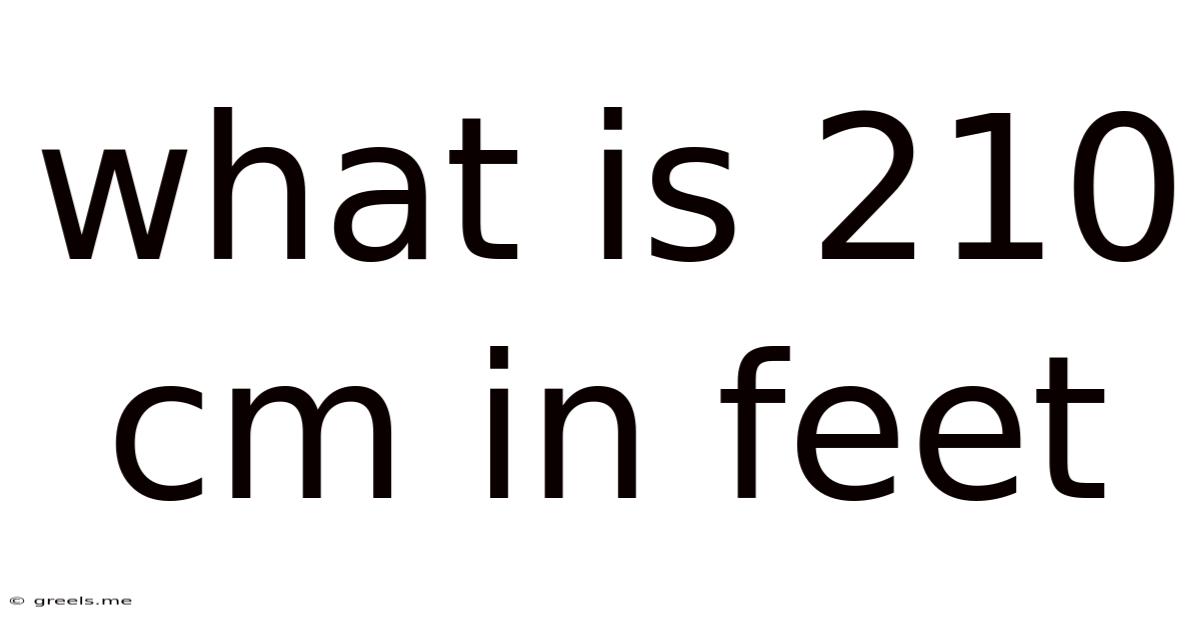 What Is 210 Cm In Feet